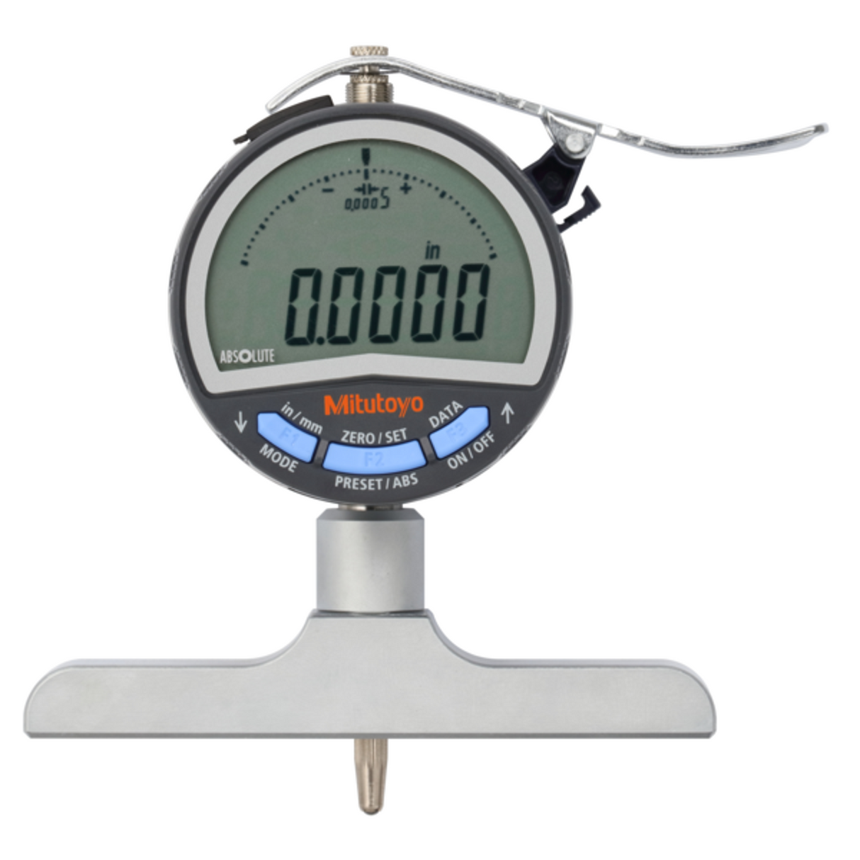 Medidor para profundidad Digital, ancho 0-8 pulg, 0,0005 pulg, 101,6mm Base Mitutoyo