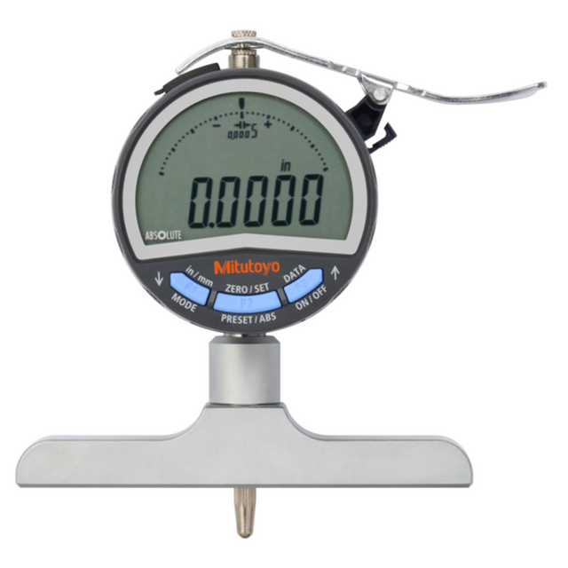 Medidor para profundidad Digital, ancho 0-8 pulg, 0,0005 pulg, 101,6mm Base Mitutoyo
