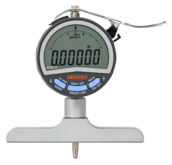Medidor para profundidad Digital, ancho 0-8 pulg, 0,00002 pulg, 101,6mm Base - Herramental