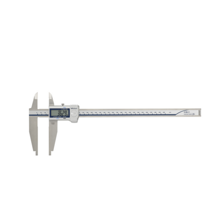 Calibrador digital ABS con puntas para exteriores/interiores y puntas estándar IP67, 0-300mm Mitutoyo
