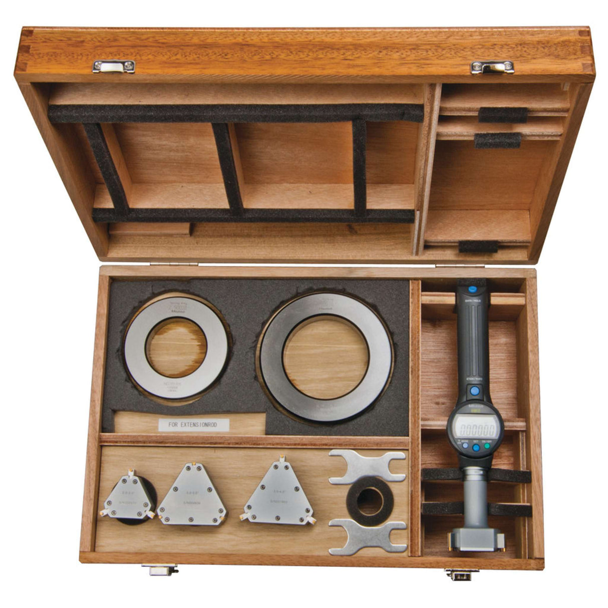 Juego de Borematic digital ABS de interiores de 3 punta Pulg/mm, 2-4 pulg, juego de cabezas intercambiables