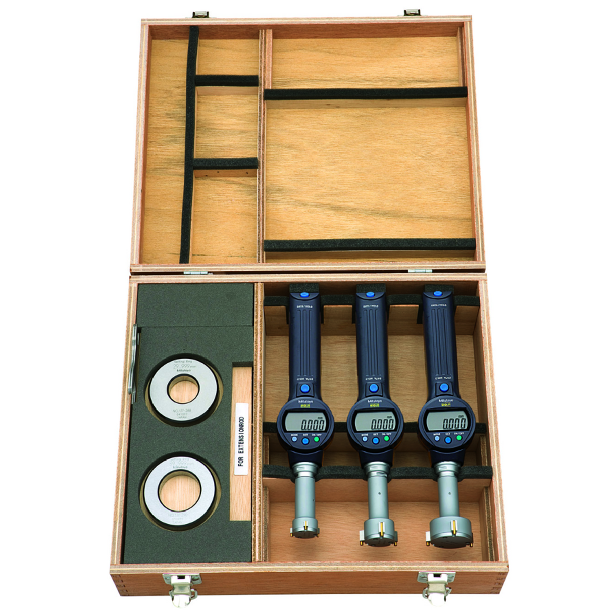 Juego de Borematic digital ABS de interiores de 3 punta Pulg/mm, 1-2 pulg, Juego de unidad completa Mitutoyo