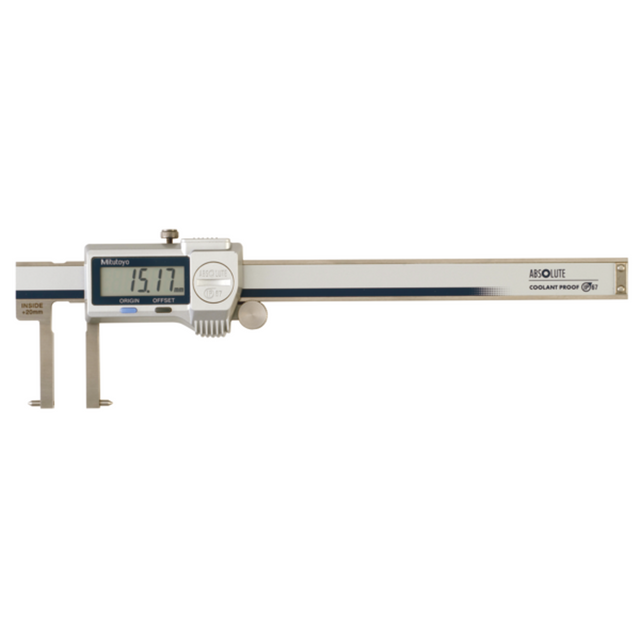 Calibrador digital ABS puntas cónicas   20.1-170mm, IP67, Rodillo  para el pulgar Mitutoyo