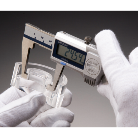 Calibrador digital ABS tipo para cuellos con puntas 0-150mm, IP67, Rodillo  para el pulgar Mitutoyo
