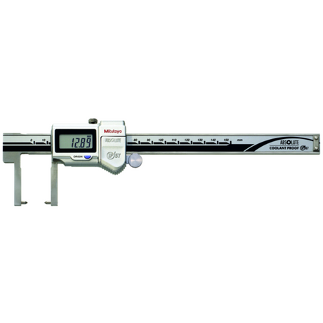 Calibrador digital ABS tipo para cuellos con puntas 0-150mm, IP67, Rodillo  para el pulgar Mitutoyo