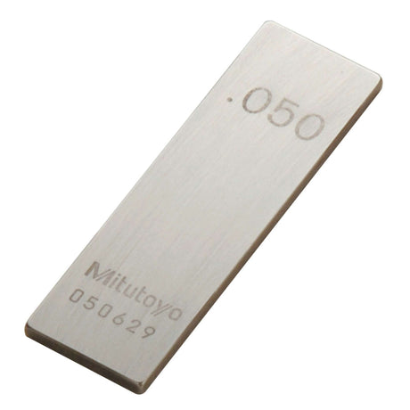 Bloque patrón rectangular, pulg. certificado de inspección ASME, Grado 0, Acero, 0.005 pulg Mitutoyo
