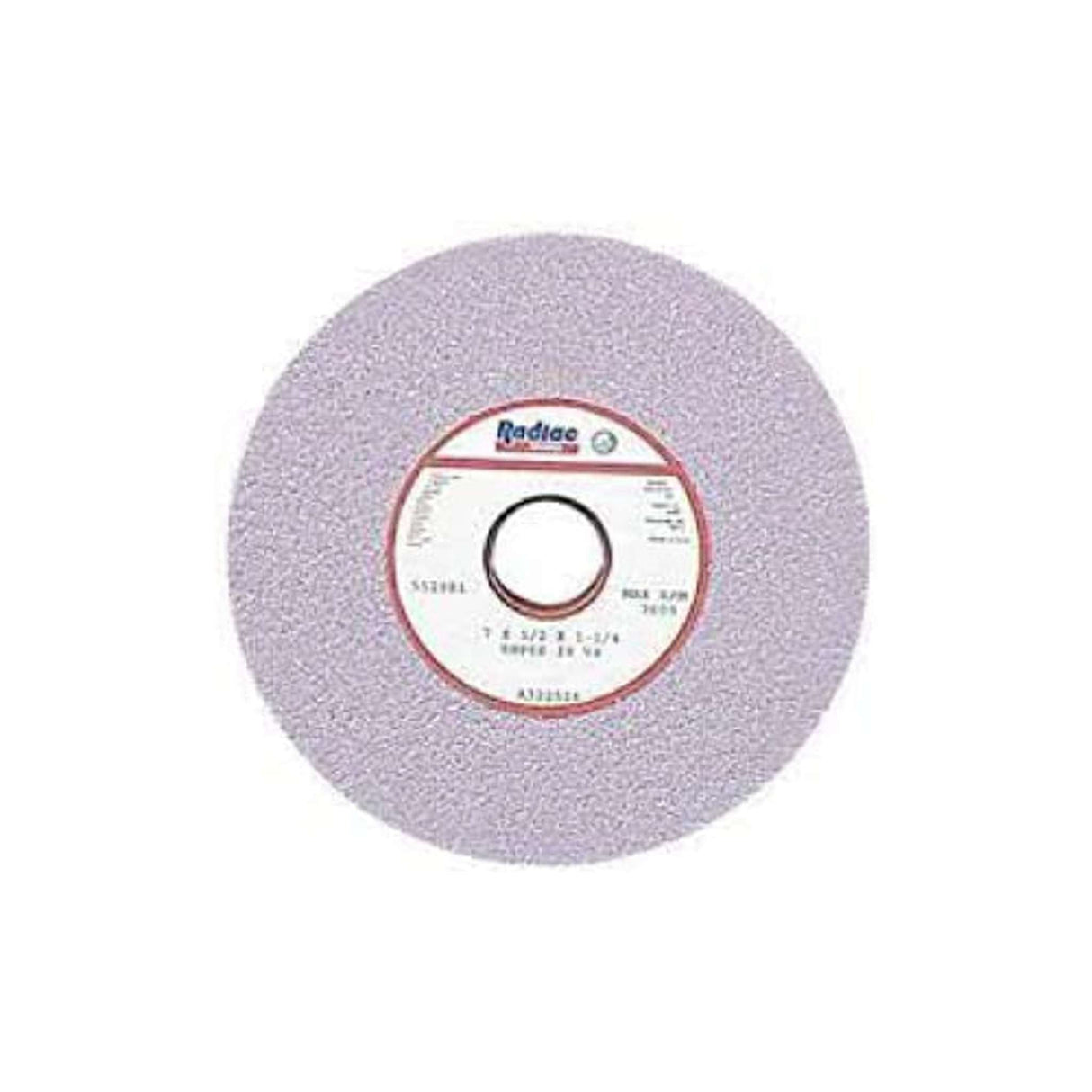 PIEDRA PARA RECTIFICAR,Espesor 1/2",Diámetro 7" Radiac Abrasives Inc.
