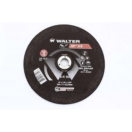 Disco Abrasivo HP XX 9" de Diámetro y 1/4" de Grosor Walter