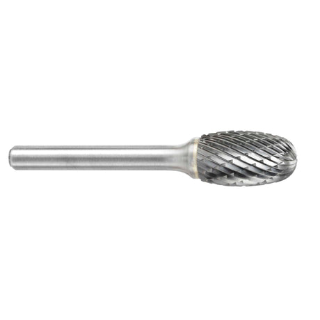 Lima Rotativa SE-5M, diam. de 12.7 mm X 22 mm de longitud,  X 6 mm de diam. de zanco y 67 mm de largo total, corte , Sin recubrimiento ATA SGS PRO