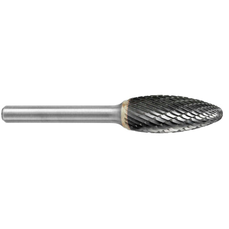 Lima Rotativa SH-5M, diam. de 12.7 mm X 32 mm de longitud,  X 6 mm de diam. de zanco y 77 mm de largo total, corte , Sin recubrimiento ATA SGS PRO
