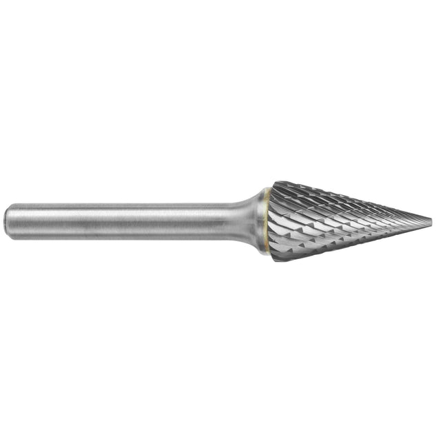 Lima Rotativa SM-42M, diam. de 3 mm X 11 mm de longitud,  X 3 mm de diam. de zanco y 38 mm de largo total, corte , Sin recubrimiento ATA SGS PRO