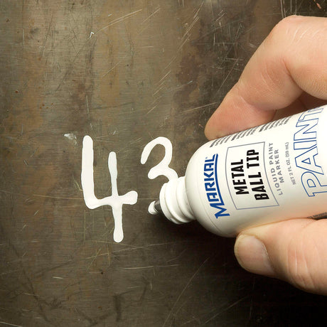 MARCADOR DE PINTURA BASE ACEITE PUNTA DE BOLA 1/8 BALL PAINT  BLANCO