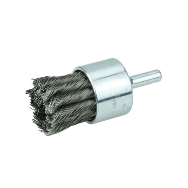 Cepillo de Alambre,Espesor Vastago 1/4",Longitud 2-5/8",Diámetro 1-1/8" Weiler