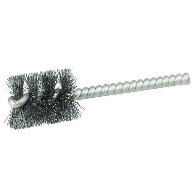 Escobillon de Alambre,Entrada 7/32",Longitud 3-1/2",Diámetro 7/8" Weiler