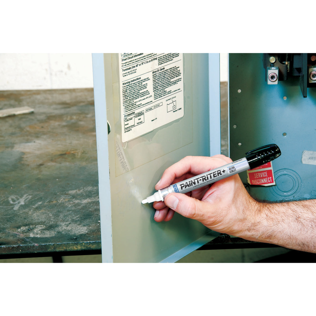 Marcador de Pintura Líquida Permanente Paint-Riter®, para Control de C ...