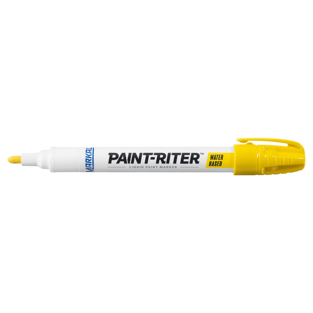 Marcador de Pintura Líquida Permanente Paint-Riter®, para Uso General, Color Amarillo - Herramental