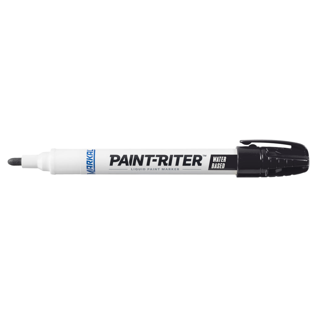 Marcador de Pintura Líquida Permanente Paint-Riter®, para Uso General, Color Negro - Herramental