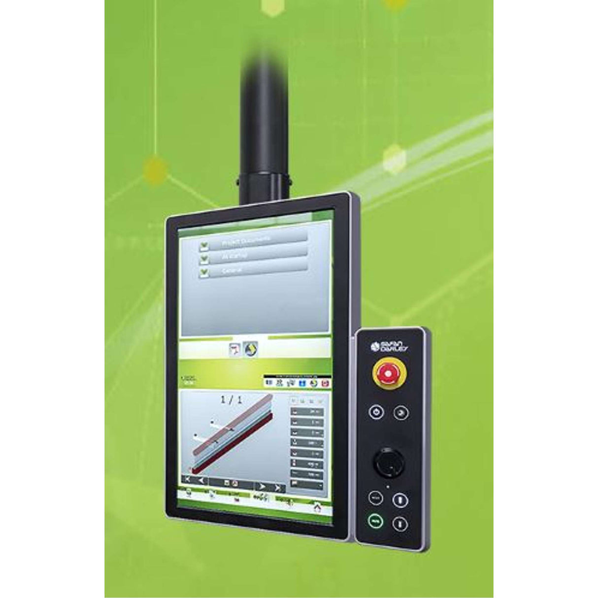 Máquina dobladora electrica de 100 Toneladas con accesorios estandar a 220v/60Hz