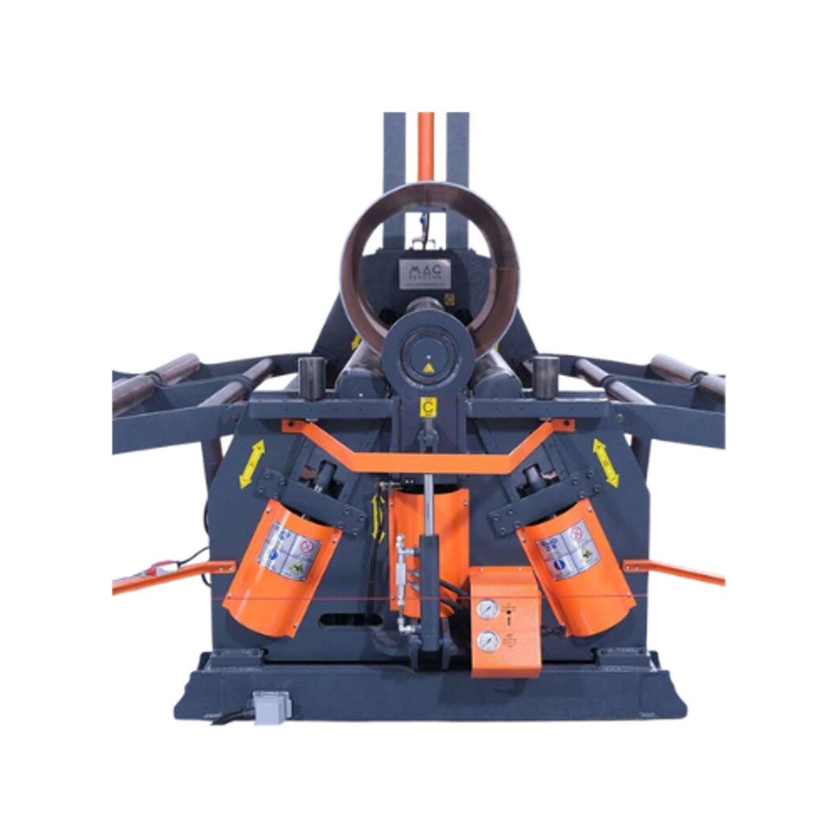 Máquina curvadora de placas de 4 rodillos trifásica 220V/60Hz