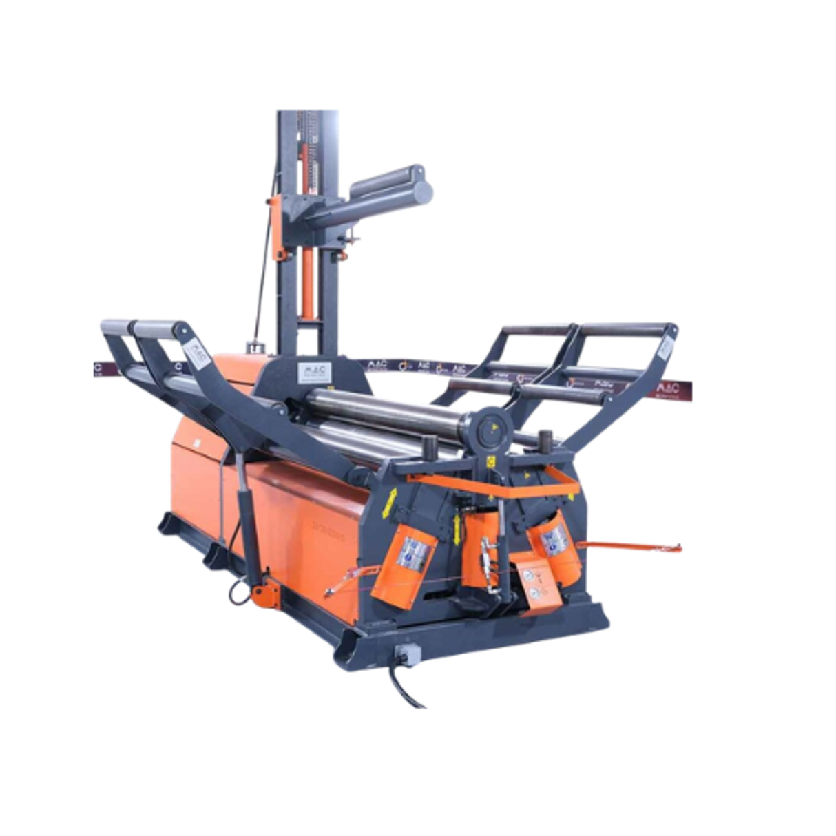 Máquina curvadora de placas de 4 rodillos trifásica 220V/60Hz