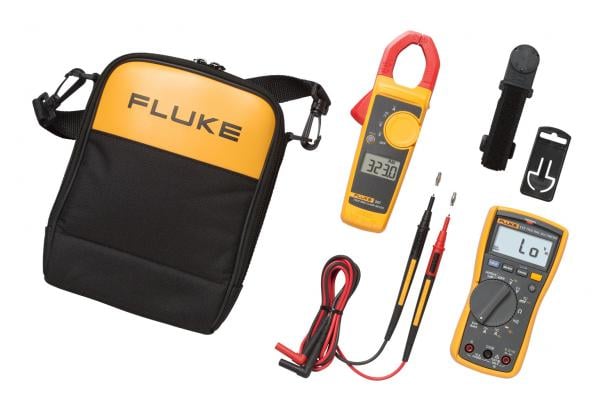 Kit Combinado de Multímetro para Electricistas Fluke® 117/323