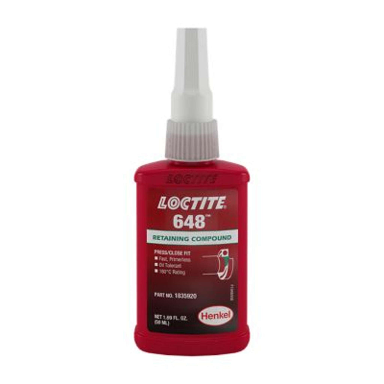 Loctite Compuesto Retenedor 648, 250 ml Loctite
