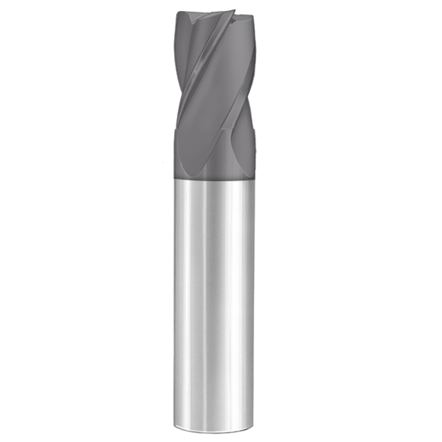 Cortador Vertical de Propósito General, Diam. 3/8 pulg, 4 Flautas, Punta Plana SGS