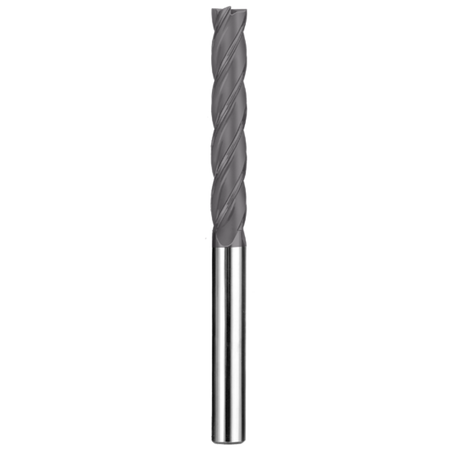 Cortador Vertical de Propósito General, Diam. 3/8 pulg, 4 Flautas, Punta Plana SGS