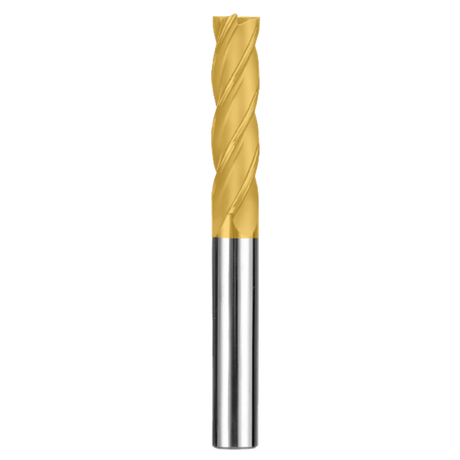 Cortador Vertical de Propósito General, Diam. 1/4 pulg, 4 Flautas, Punta Plana SGS