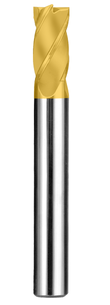 Cortador Vertical de Propósito General, Diam. 16 mm, 4 Flautas, Punta Plana - Herramental