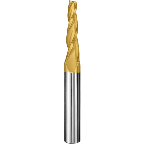 Cortador Vertical de Propósito General, Diam. 5/32 pulg, 3 Flautas, Punta Cónica Plana SGS