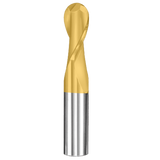 Cortador Vertical de Propósito General, Diam. 2 mm, 2 Flautas, Punta Bola SGS