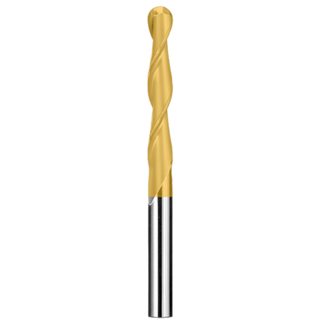Cortador Vertical de Propósito General, Diam. 4 mm, 2 Flautas, Punta Bola SGS