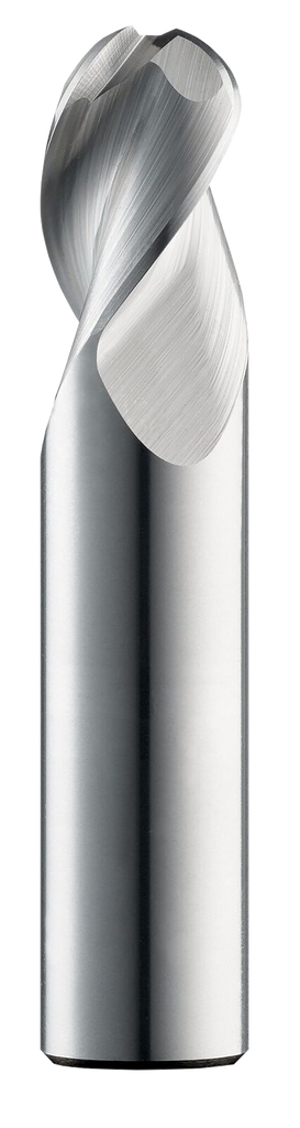 Cortador Vertical de Alto Rendimiento para Aluminio, Diam. Cte. 10 mm, 3 Flautas, Punta Bola - Herramental