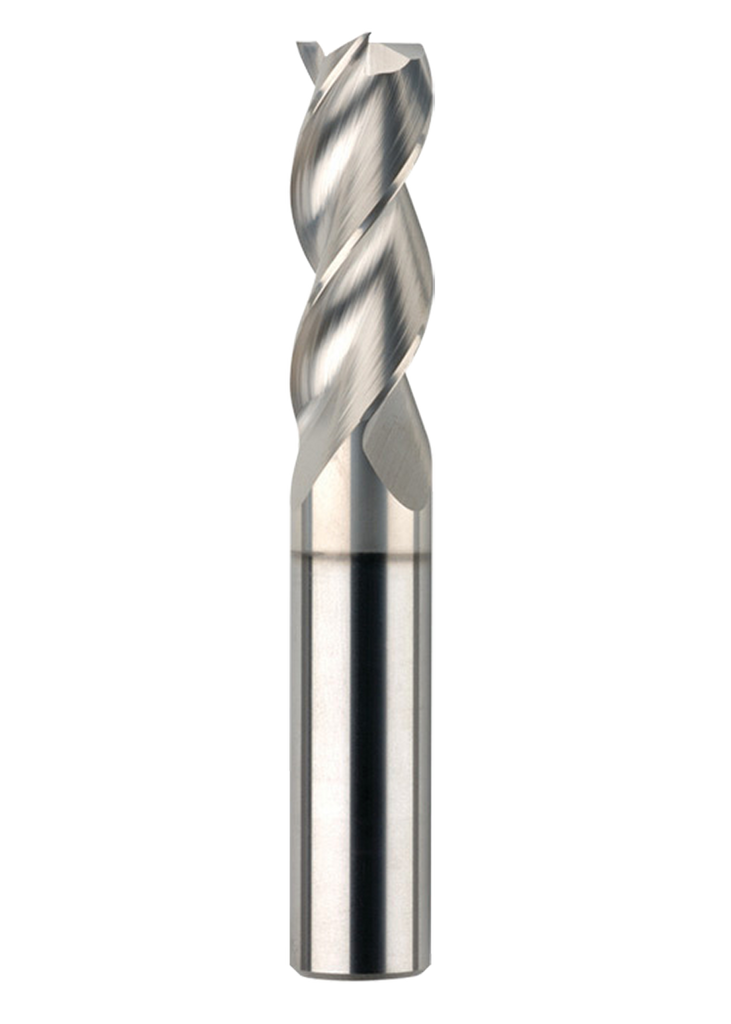 Cortador Vertical de Alto Rendimiento para Aluminio, Diam. Cte. 3 mm, 3 Flautas, Punta Plana - Herramental