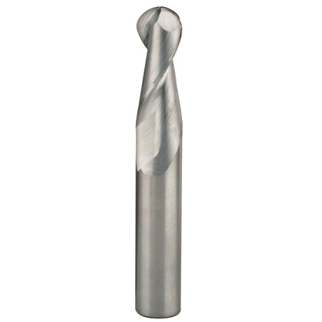 Cortador Vertical de Alto Rendimiento para Aluminio, Diam. Cte. 1/8 pulg, 2 Flautas, Punta Bola SGS