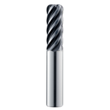 Cortador Vertical de Alto Rendimiento, Diam. Cte. 1/2 pulg, 6 Flautas, Radios en Esquina SGS