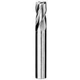 Cortador Vertical de Propósito General, Diam. 1/2 pulg, 4 Flautas, Punta Plana