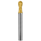 Cortador Vertical de Propósito General, Diam. 6 mm, 2 Flautas, Punta Bola SGS