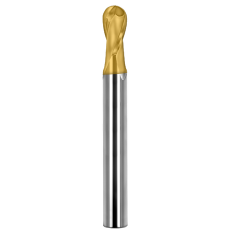 Cortador Vertical de Propósito General, Diam. 6 mm, 2 Flautas, Punta Bola SGS