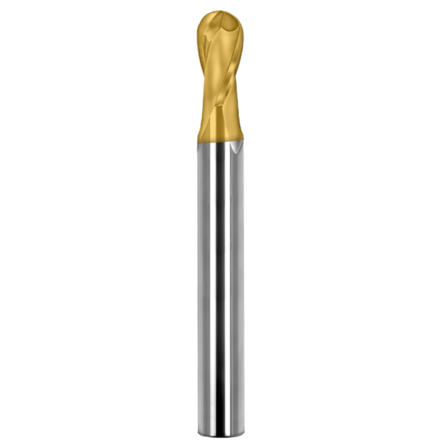 Cortador Vertical de Propósito General, Diam. 6 mm, 2 Flautas, Punta Bola SGS