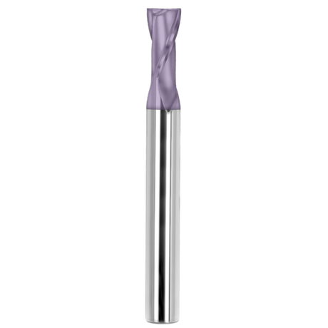Cortador Vertical de Propósito General, Diam. 3/8 pulg, 2 Flautas, Punta Plana SGS