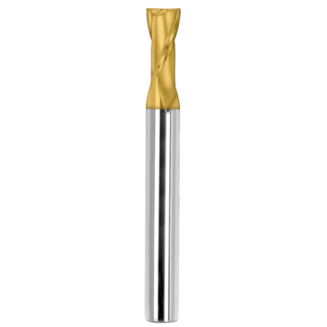 Cortador Vertical de Propósito General, Diam. 1/8 pulg, 2 Flautas, Punta Plana SGS