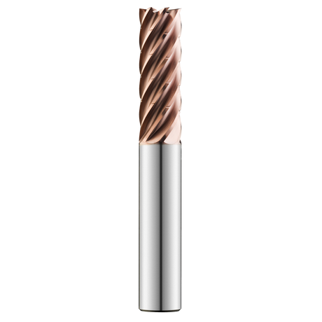 Cortador Vertical de Alto Rendimiento, Diam. Cte. 3/8 pulg, 7 Flautas, Rompevirutas Plana SGS