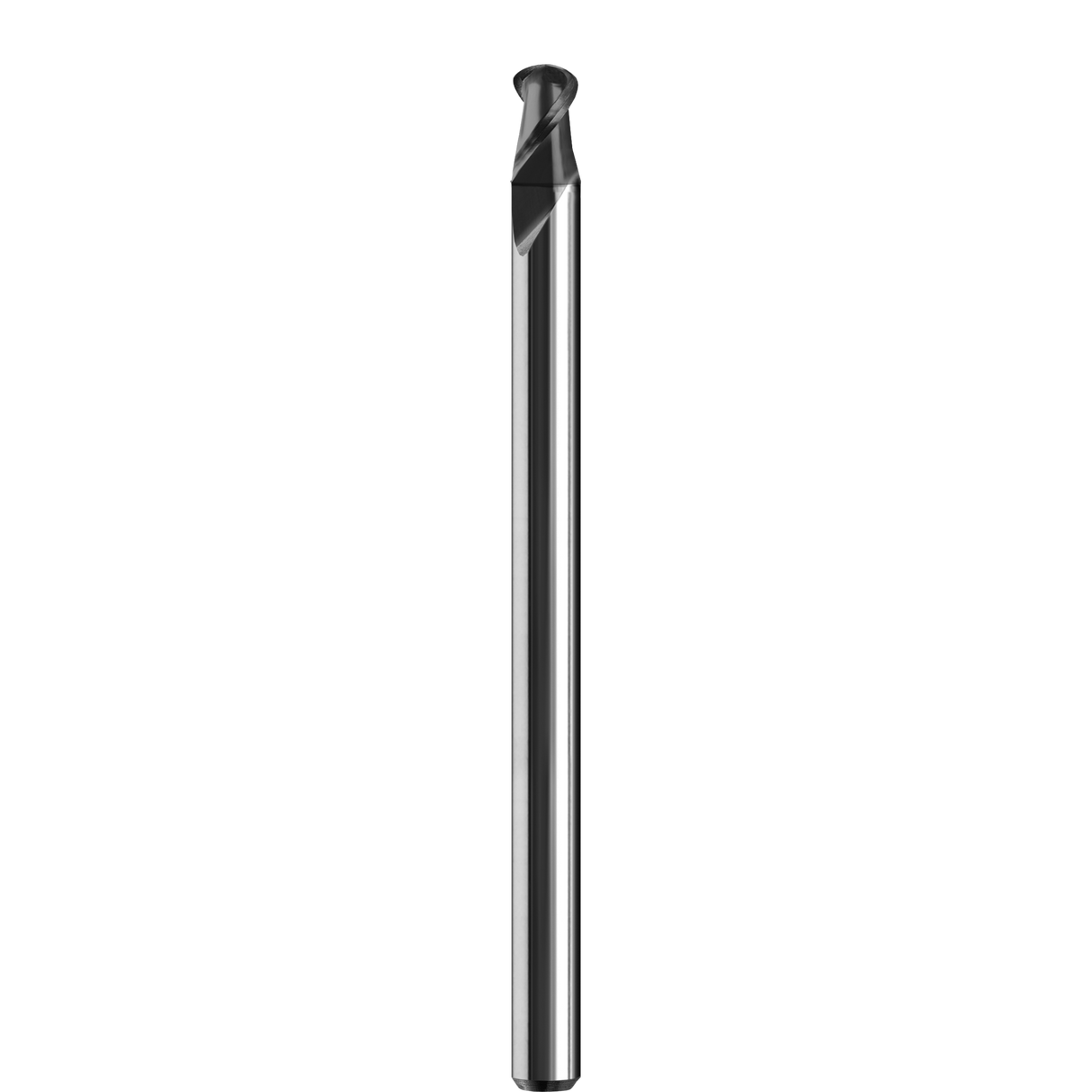 Micro Cortador Vertical, Diam. Cte. 0.8 mm, 2 Flautas, Punta Bola SGS