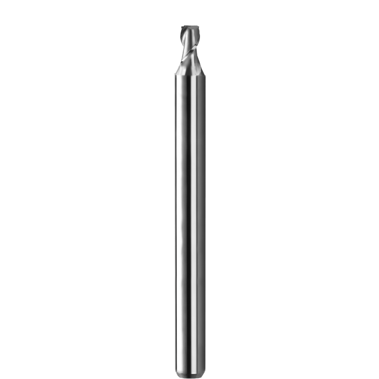 Micro Cortador Vertical, Diam. Cte. 1 mm, 2 Flautas, Punta Plana SGS
