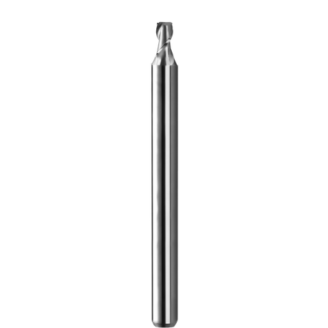 Micro Cortador Vertical, Diam. Cte. 1 mm, 2 Flautas, Punta Plana SGS