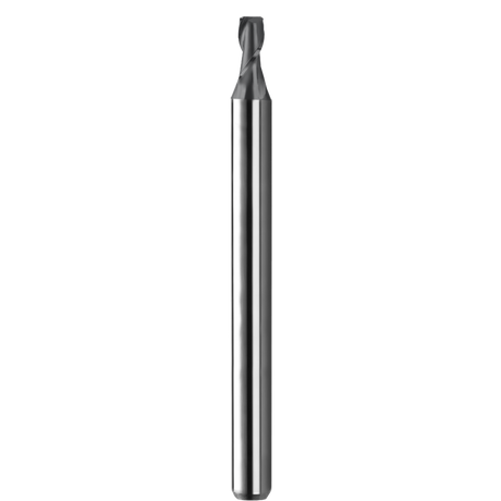 Micro Cortador Vertical, Diam. Cte. 0.5 mm, 2 Flautas, Punta Plana SGS