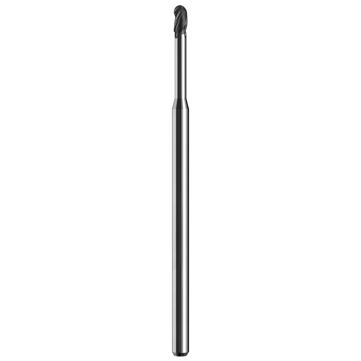 Micro Cortador Vertical, Diam. Cte. 0.0200 pulg, 3 Flautas, Punta Bola SGS