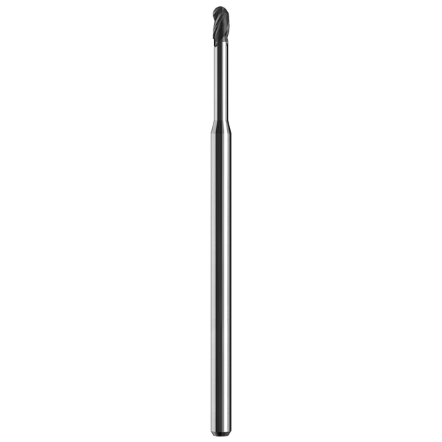 Micro Cortador Vertical, Diam. Cte. 0.0600 pulg, 3 Flautas, Punta Bola SGS